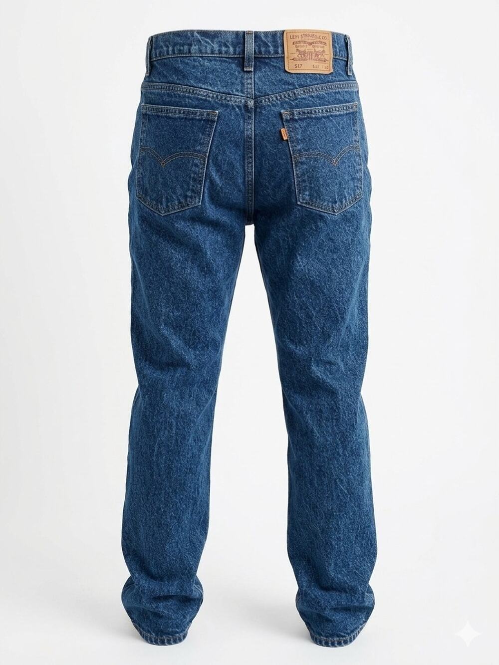 Levi's 38x31 Orange Tab Blue Jeans Bootcut Dark Wash 1994 Mens Vintage USA